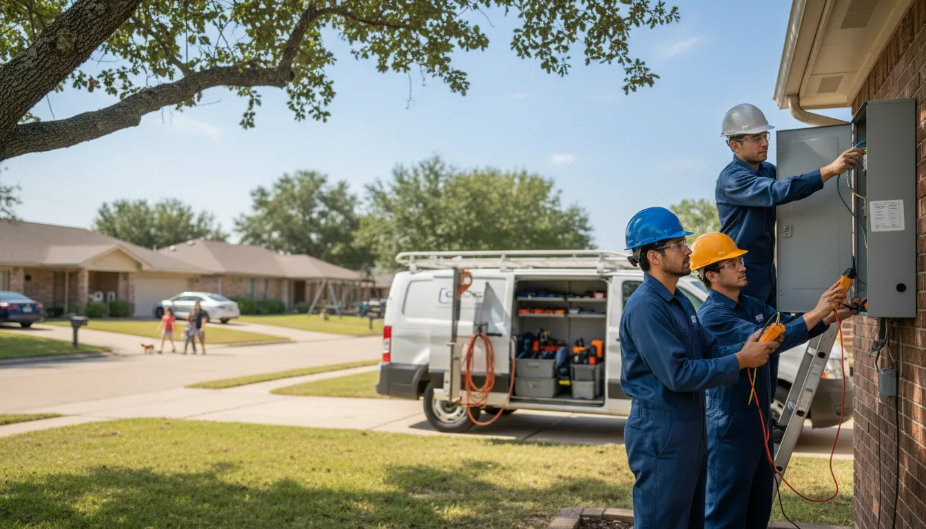 Certified electrician providing emergency electrical services in Pickering, MO